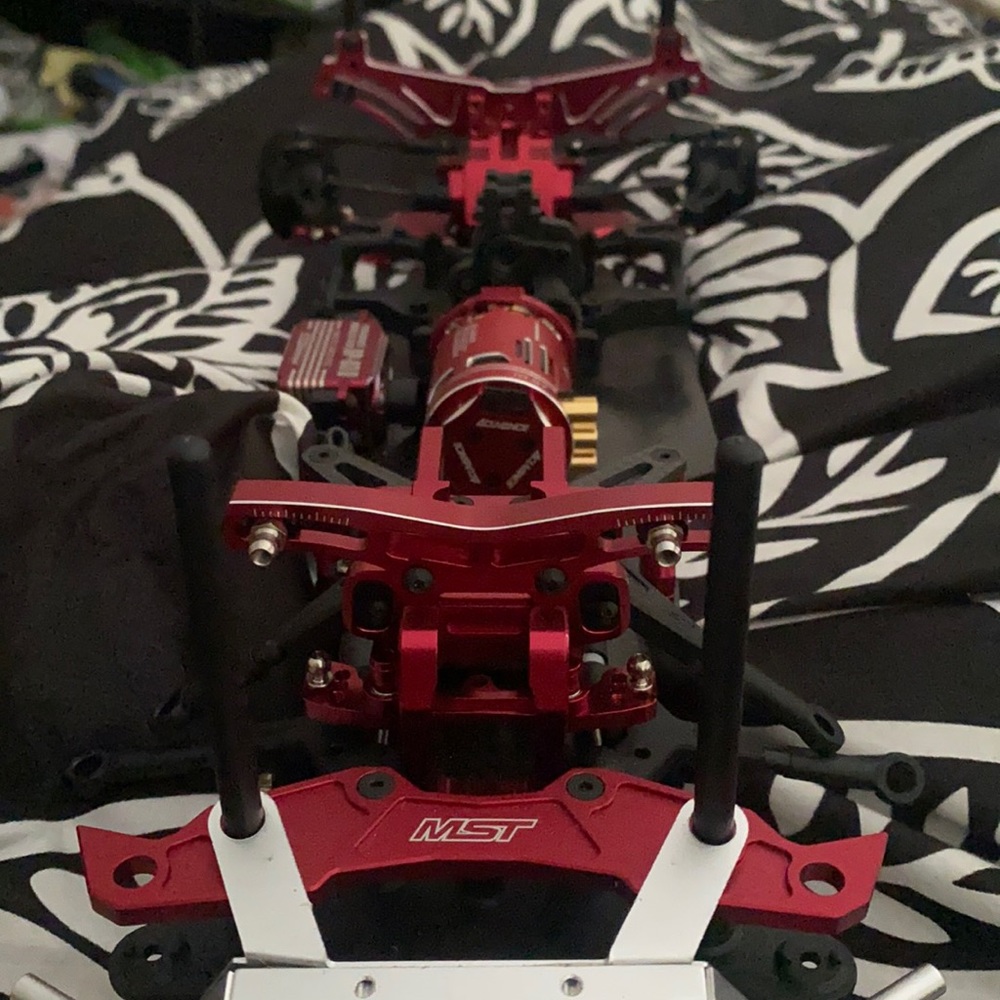 All red custom made MST